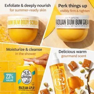 Sol de Janeiro Cheirosa 62 Bundle | 4 Play 1L + Bum Bum + 240ml Mist